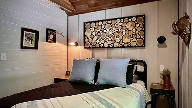 Master bedroom at Little Wood Lodge Master bedroom at Little Wood Lodge