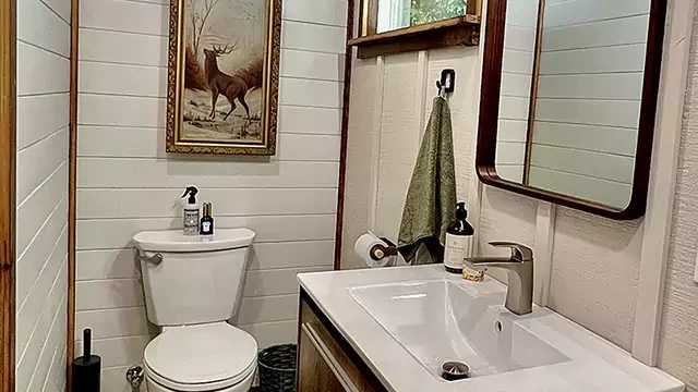 Bathroom at Little Wood Lodge